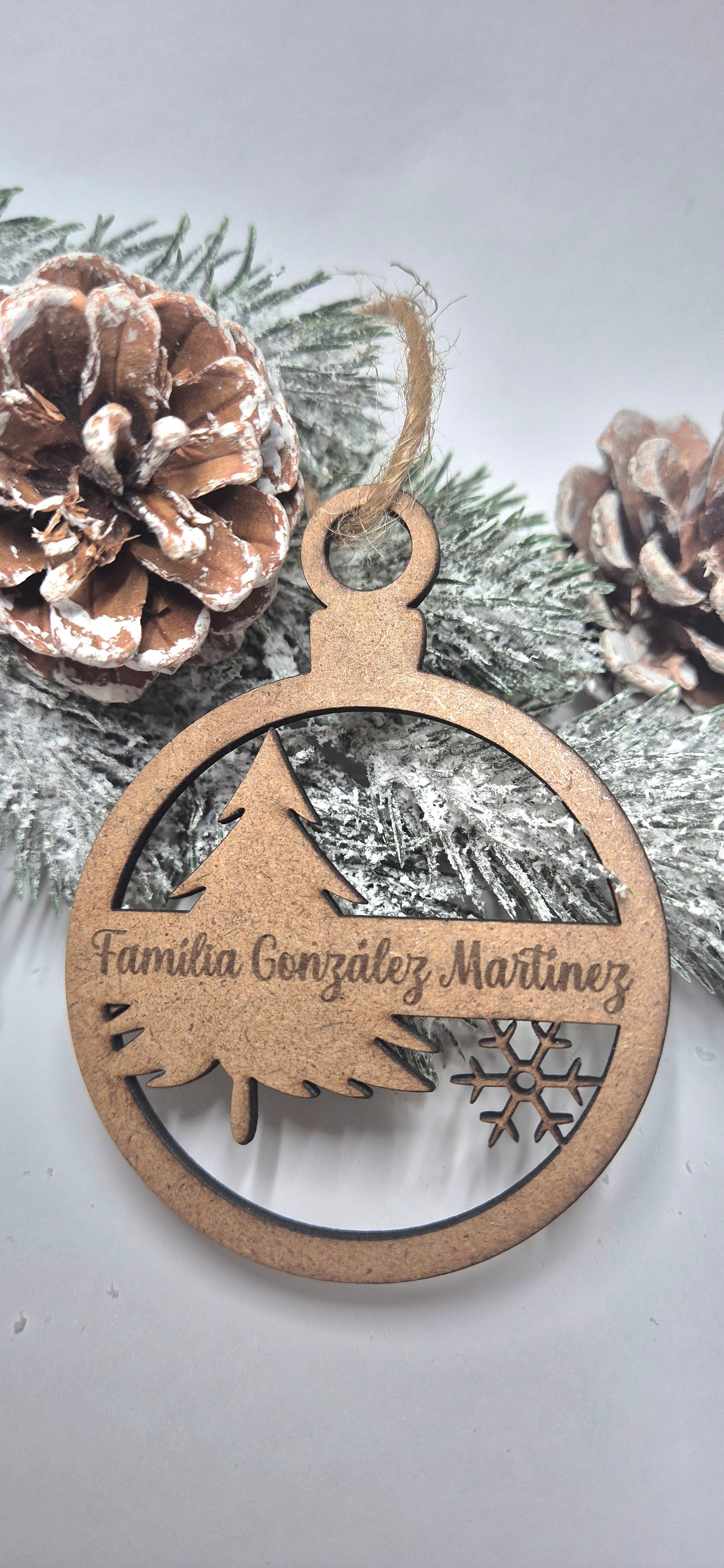 Bola de navidad personalizada